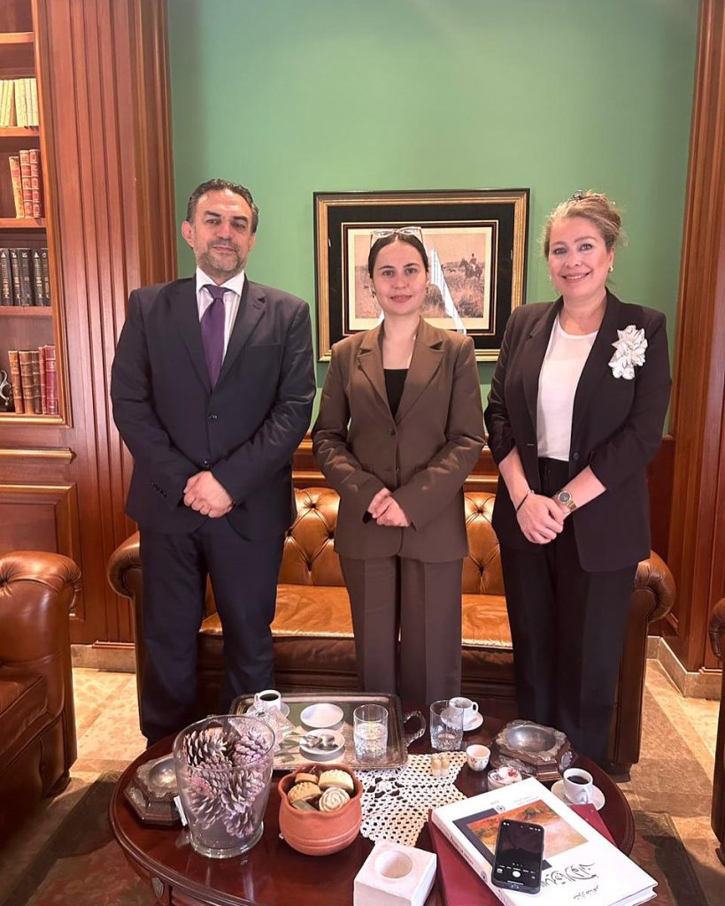 زيارة رئيسة المركز الثقافي التركي اسرا يلماز